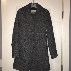 Guess Los Angeles tweed skirted coat